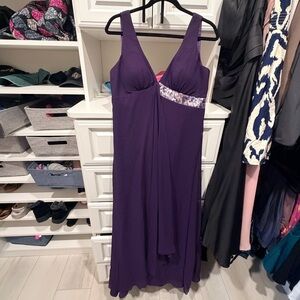Every Pretty Elegant Purple Maxi Dress NWT